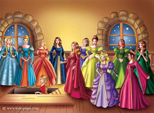 historia de las doce princesas bailarinas
