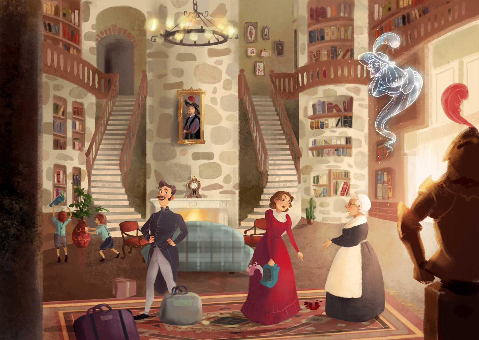 el resumen de los fantasmas de canterville